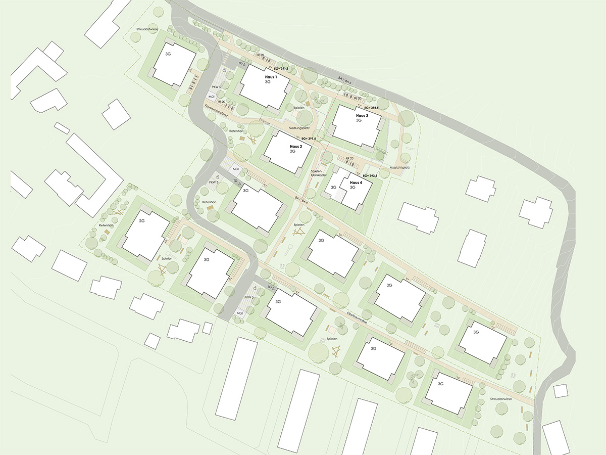 Pfanghofweg Lageplan